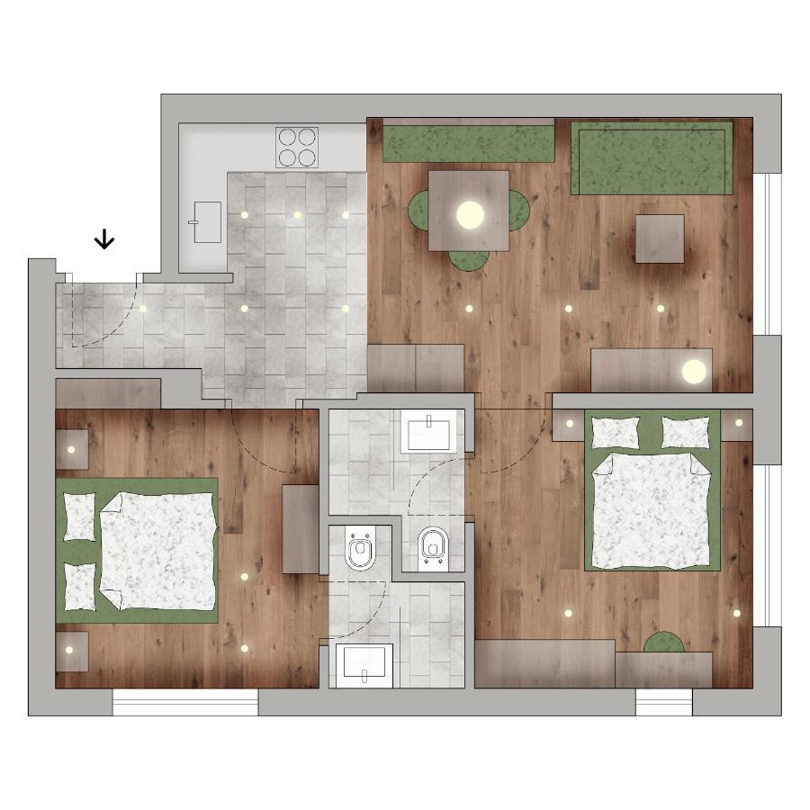 Residence Villa Al Sole Corvara Zewnętrze zdjęcie
