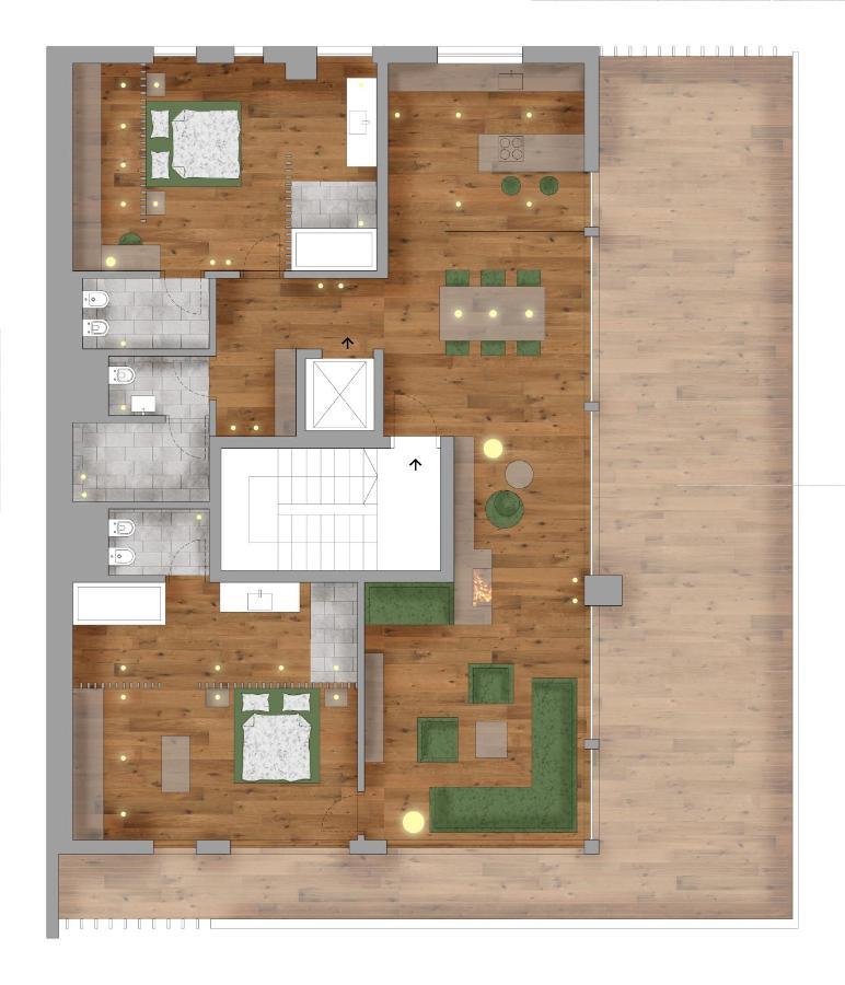 Residence Villa Al Sole Corvara Zewnętrze zdjęcie